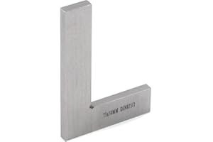 T Tulead Carbon Steel Machinist Square Precision Square Woodworking Square 75x50mm/2.95" x2 Right Angle Ruler
