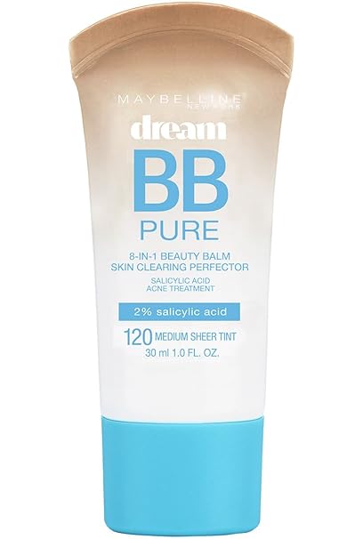 Maybelline Makeup Dream Pure BB Cream, Medium Skintones,