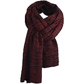 Wimdream Extra Long Knit Scarf for Men, Stylish Women Winter Scarf, Warm and Soft, 95 * 19inches