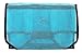 MISSLO Mesh Bathroom Shower Organizer with Rotatable Hanger (Blue)