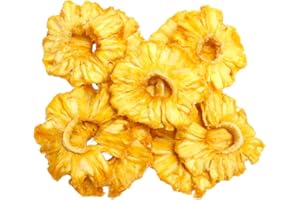 ANNA AND SARAH No Sugar Added Dried Pineapple Rings, 16 Oz Non-GMO, Flavorful Chewy Fruit Snack, Vegan, Kosher, Natural, Unsulfured, Bulk, Great Addition to Desserts, Cakes, Pies, No Sulphites, Unsweetened in Resealable Bag 1 Lb