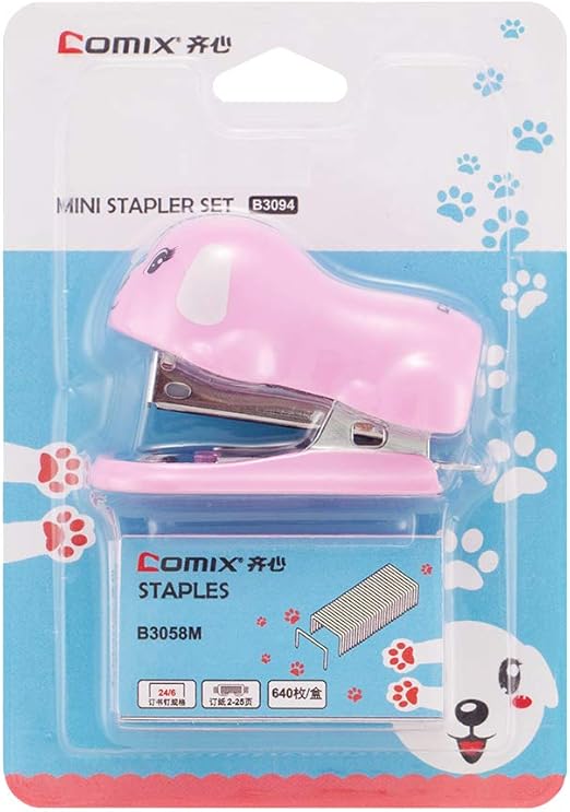 Mini Stapler, Small Desktop Stapler, 12 Sheets Capacity