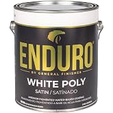 General Finishes Water Based White Poly, 1 Gallon, Satin