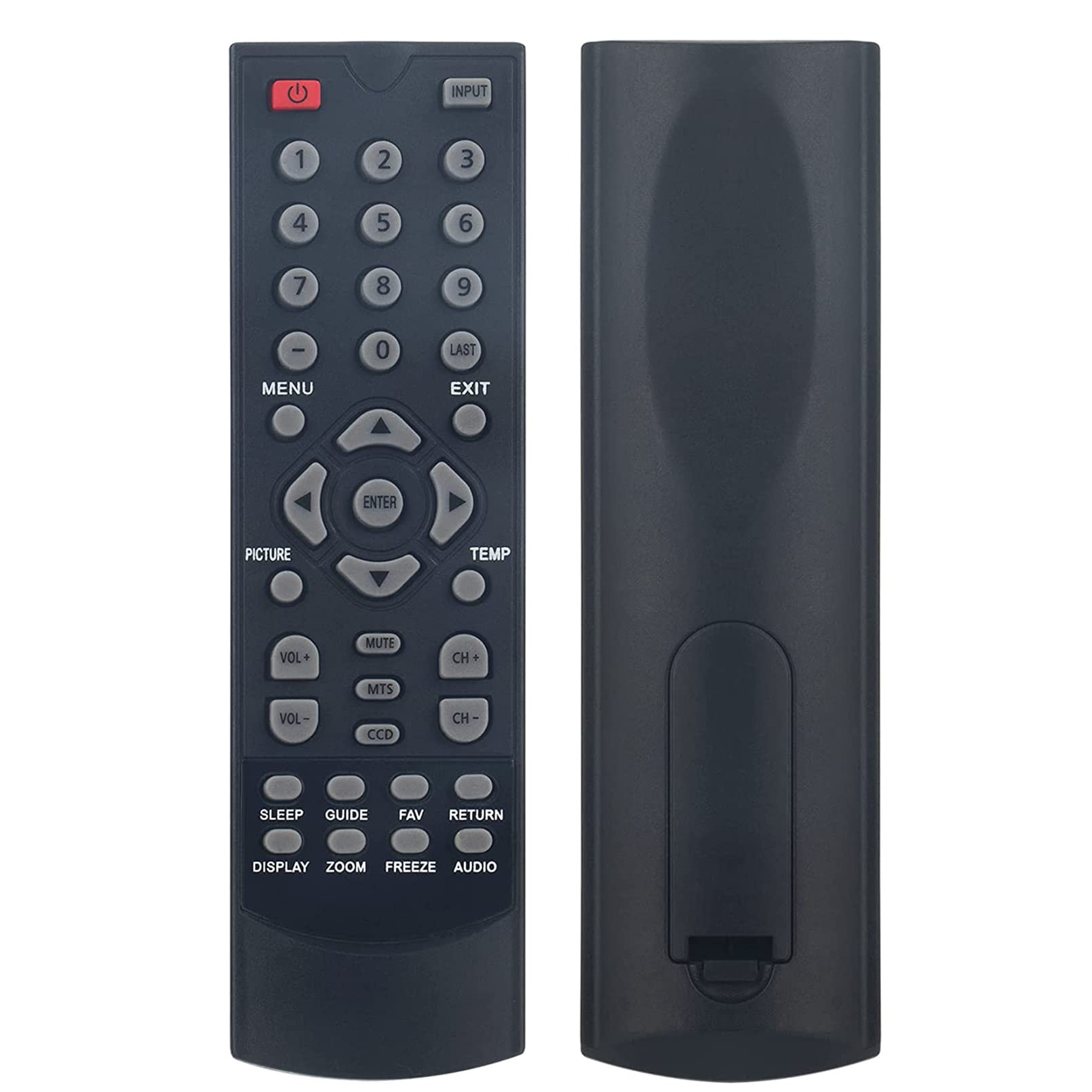 Photo 1 of Beyution LD50RM Replacement Remote Control Fit for APEX LCD LED TV LE1912 LD2D8RM LE1912D LE2412 LE2412D LE3212D LE2312 LE2612D LE1910 LE241 RTLD50RM