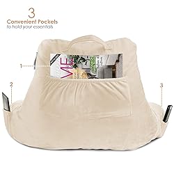 Nestl Reading Pillow with Portable Laptop Lap