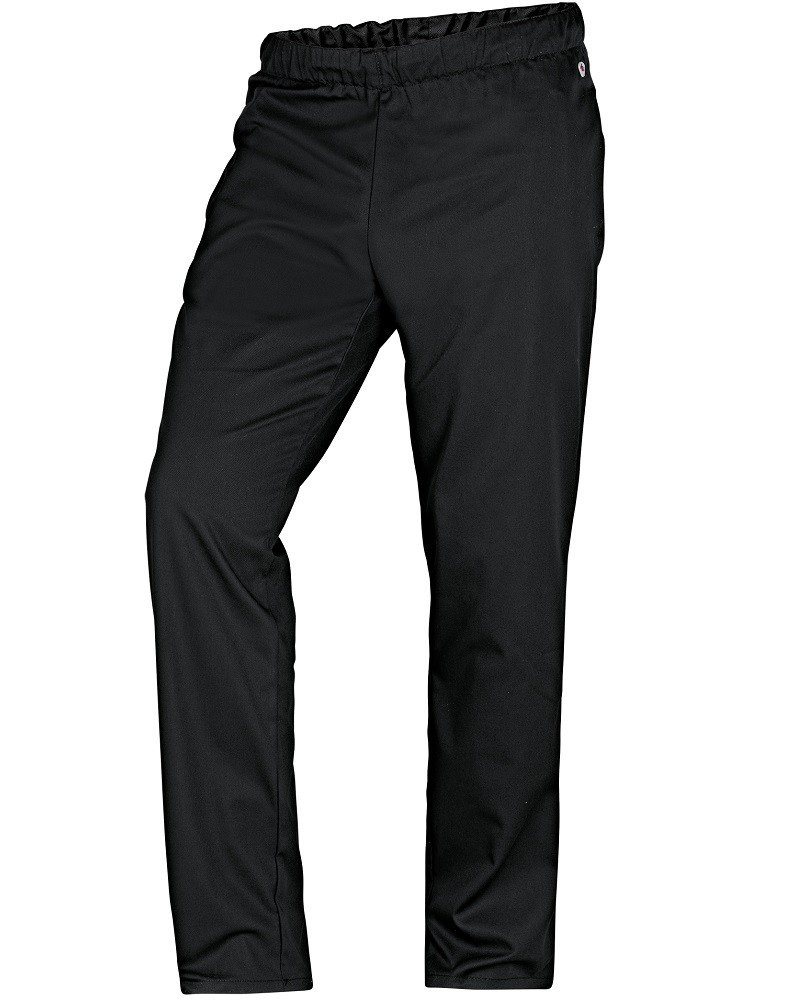 BP 1645-400-32/Ln, Unisex trousers, with elasticated waist 215,00 g/m², fabric blend, Color black, Size Ln