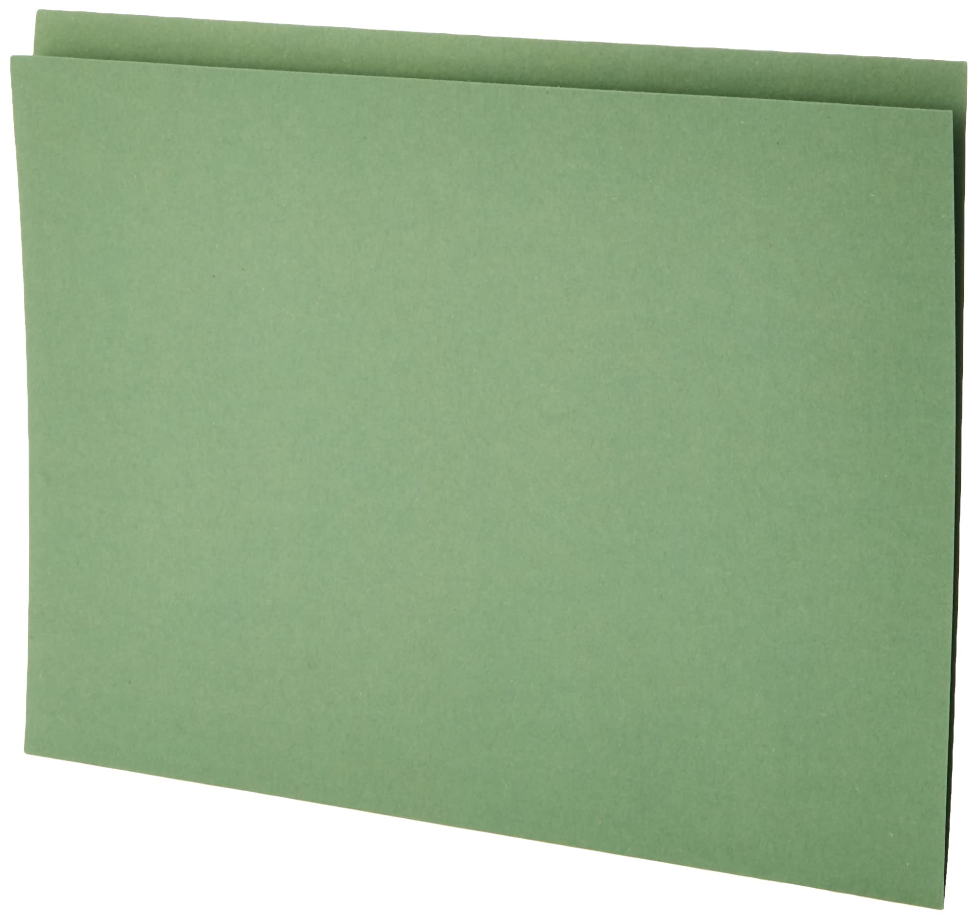 5 Star Office Square Cut Folder Recycled Pre-punched 250gsm A4 Green [Pack 100]
