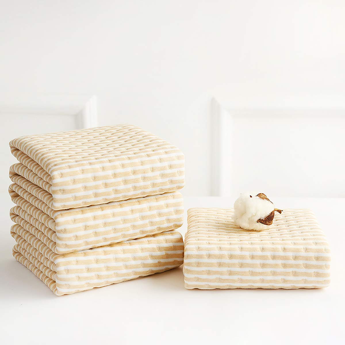 SYIDOOLE Baby Waterproof Bed Pad Washable Mattress Pad Reusable Underpads Bed Wetting Incontinence Cover for Baby Toddler Children and Adults20 x28(Beige): Kitchen & Dining