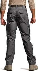 CQR Men's Tactical Pants, Water Resistant Ripstop