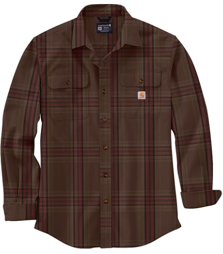 Amazon.com: Carhartt Men's 105439 Loose Fit Heavyweight Flannel