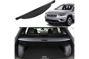 Liizoo for Jeep Cherokee 2019 Cargo Cover Jeep Cherokee 2020 2021 2022 2023 Accessories Rear Trunk Cover Rear Trunk Security 
