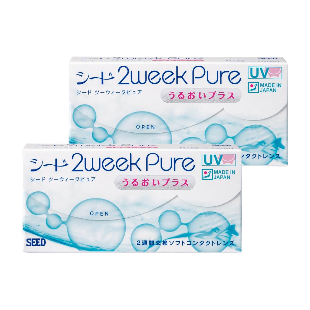 【2箱入り】2ウィークピュア うるおいプラス 【BC】8.6【DIA】14.2【PWR】-4.50 6枚入商品画像