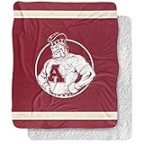 Alma College Blanket, 50"x60" Primary Logo, Silky