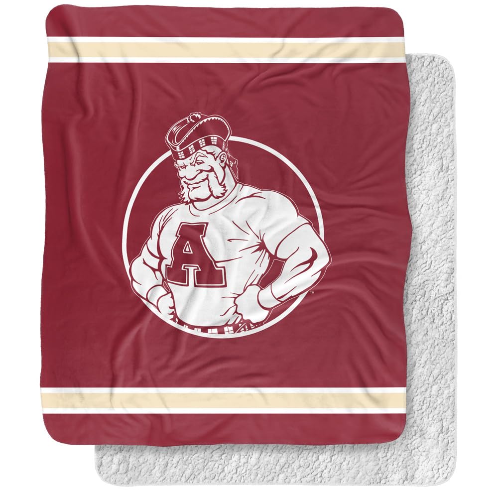 Alma College Blanket, 50"x60" Primary Logo, Silky