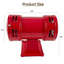 AeKeatDa Raid Siren,110V Siren Alarm 150db