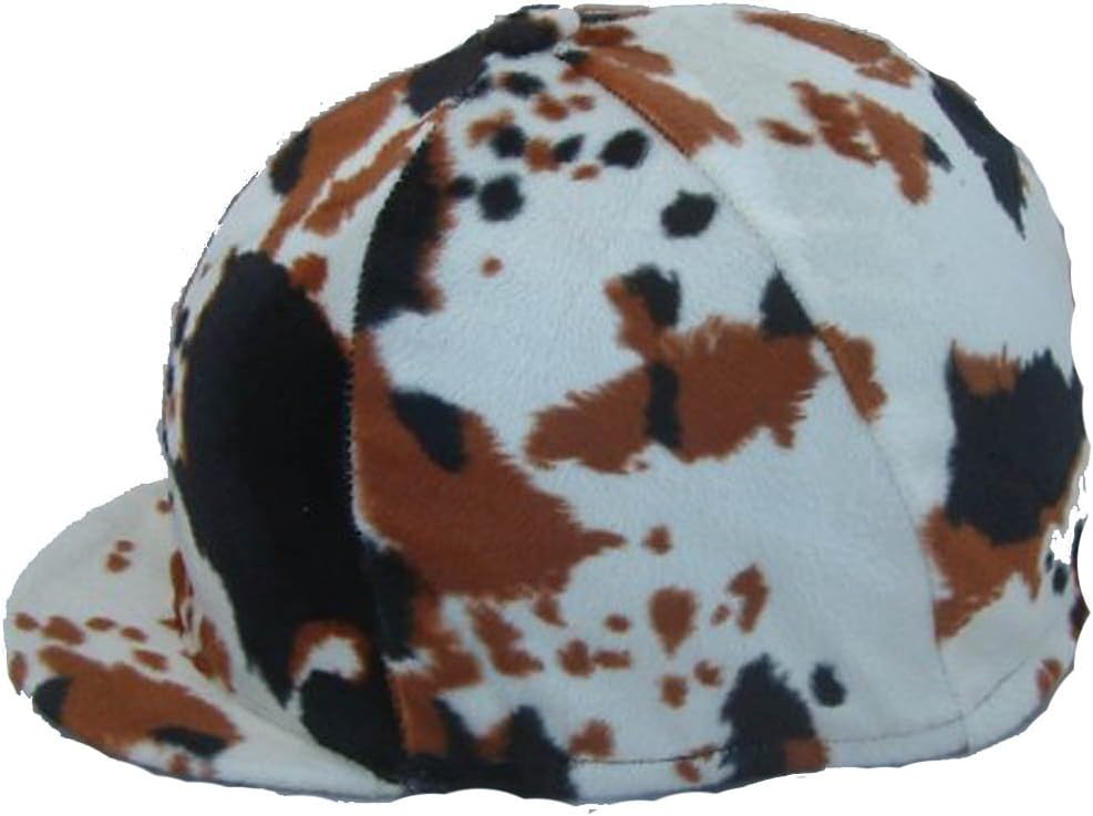 EquestrianHorse Riding Hat Cover, Cow Print Design Amazon.co.uk