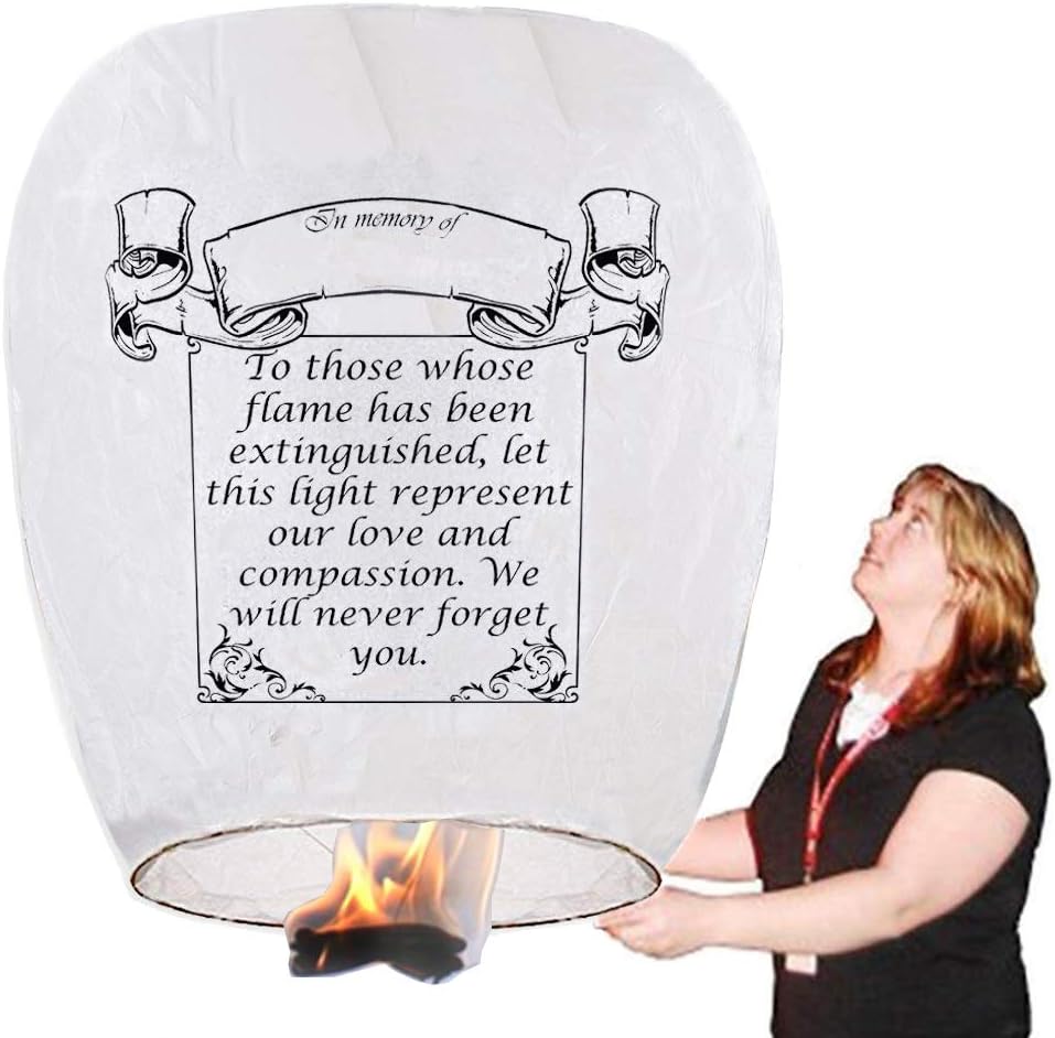 Chinese Sky Lanterns -10 Pack No Assembly Required - Image 3