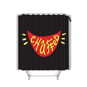 Amazon Com Yilinger Decor Bath Curtains Chuffed Emotional Fancy