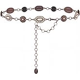 Montana West Rustic Couture's Large Western Concho Metal Belts for Women Cowgirl