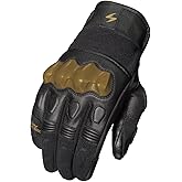 ScorpionEXO Hybrid Air Gloves (Black/Gold - Large)