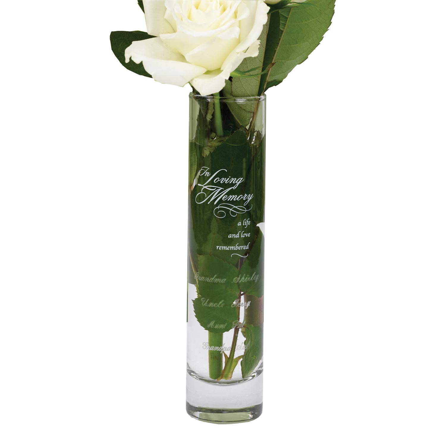 Amazon Com 2pk In Loving Memory Bud Vase Unity Candles Stands