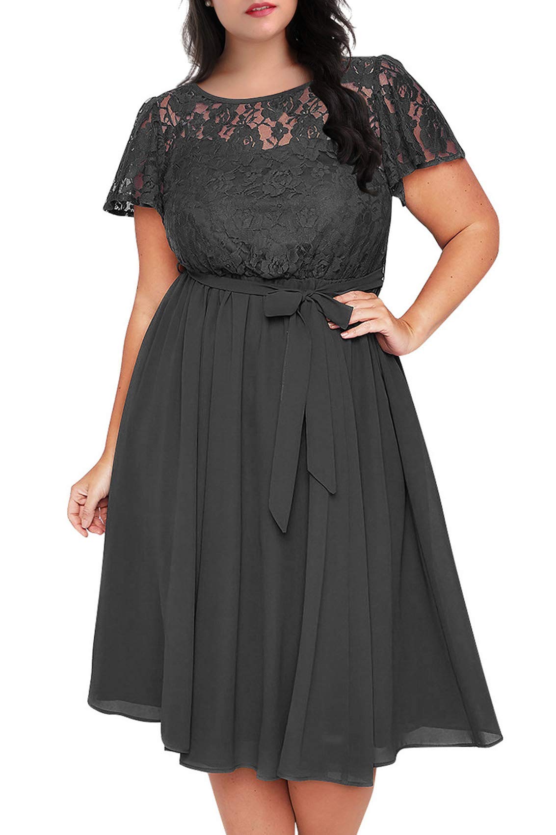 cocktail and party plus size midi dresses