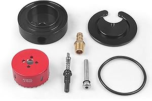 DYNO RACING Aluminum Fuel Tank Sump Kit For Cummins Duramax Powerstroke Diesel and Gas Fuel Sump Compatible With FASS Airdog Fuelab Pump and Other Aftermarket Lift Pumps
