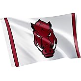 Desert Cactus University of Arkansas UA Flag - 3 x 5 Feet Razorbacks Banner, Indoor/Outdoor Durable Fabric, 100% Polyester Design (Style T2)