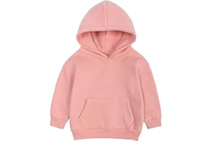 Newborn Tops Baby Sweater Girl Pullover Solid Hooded Boys Long Sleeve Sweatshirt Hoodie Oversized Toddlers Zip up