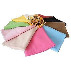 RayLineDo® 10PCS 50 * 50cm Solid Color Knitted