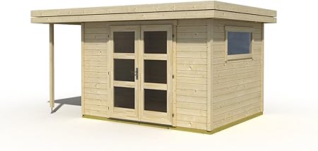 Gartenhaus Sumatra 2 Ca 400 X 250 Cm Amazon De Garten