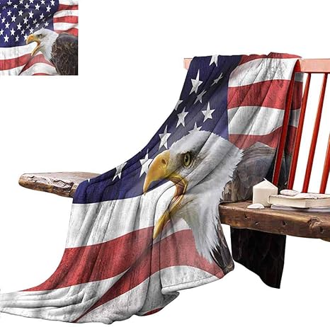 Amazon アメリカの国旗ビーチ毛布ハゲアイコン 70 X 90インチ スーパーソフトで暖かい 耐久性 150x0 ブランケット 毛布 オンライン通販