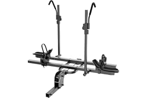 MARVOWARE 2'' Hitch Bike Rack for Cars, 2-Bike Electric Bike eBike Carrier for Standard, Fat Tire Bicycles, 160 lbs Capacity with Smart Tilting (Black)