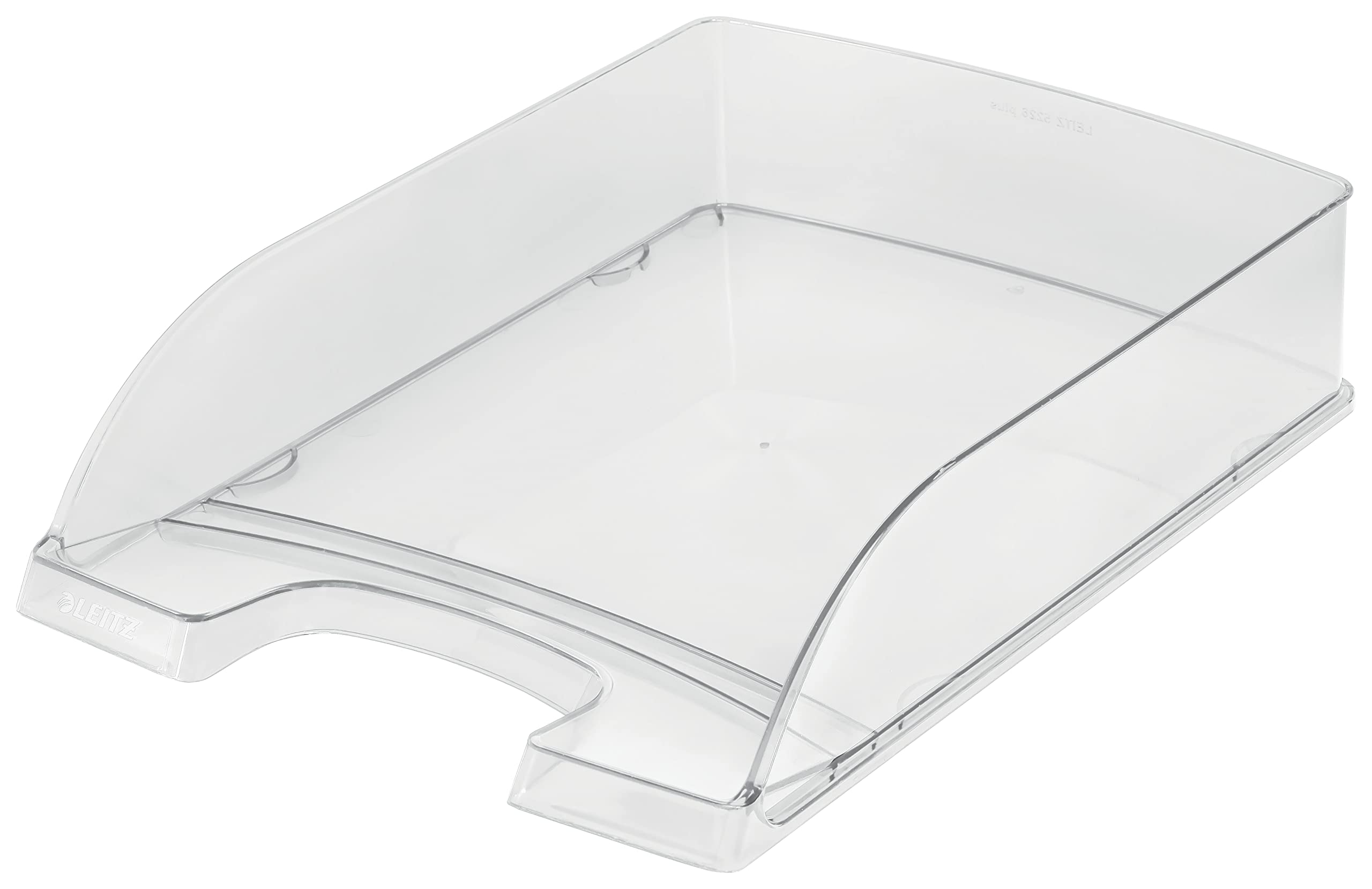 Leitz 52260092 A4 Plus Range Letter Tray - Transparent Smoked Grey