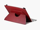 Navitech Red Case 360 Stand Stylus for DOOGEE T20 Mini 8 Inch Tablet view 3