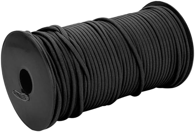 100M Camouflage Paracord Rope 9 Strands Parachute Cord lint-free Camp Tent Rope