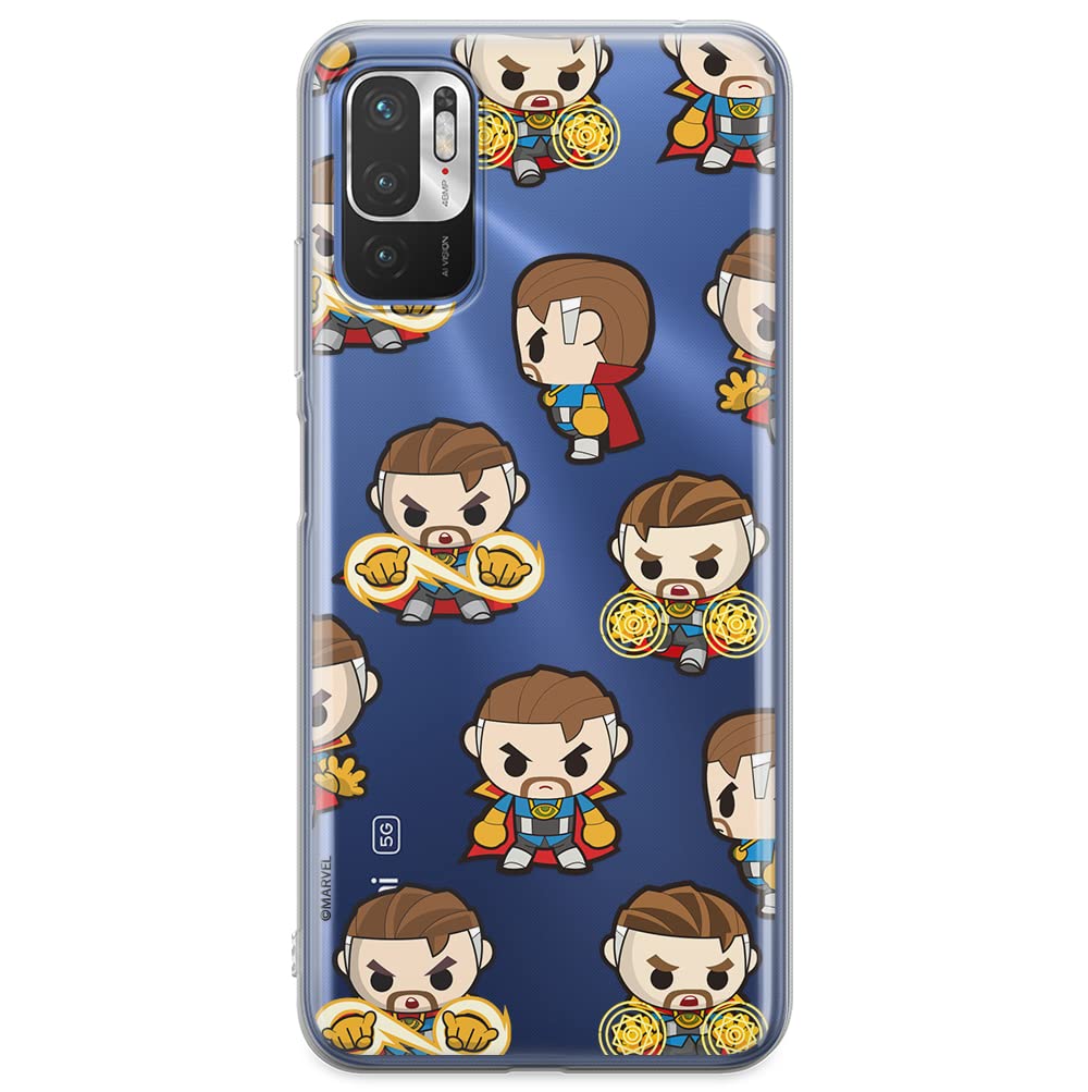 ERT GROUP mobile phone case for Xiaomi REDMI NOTE 10 5G / POCO M3 PRO original and officially Licensed Marvel pattern Dr Strange 001 adapted to the shape of the mobile phone, partially transparent