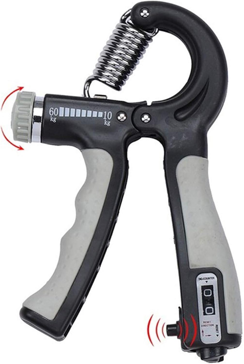 Hand Grip Strengthener Workout, Counting Grip Strength, Adjustable Hand Grip Strengthener