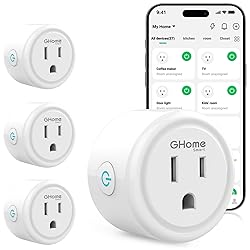 GHome Smart Plug, WiFi Smart Plugs Work with Alexa