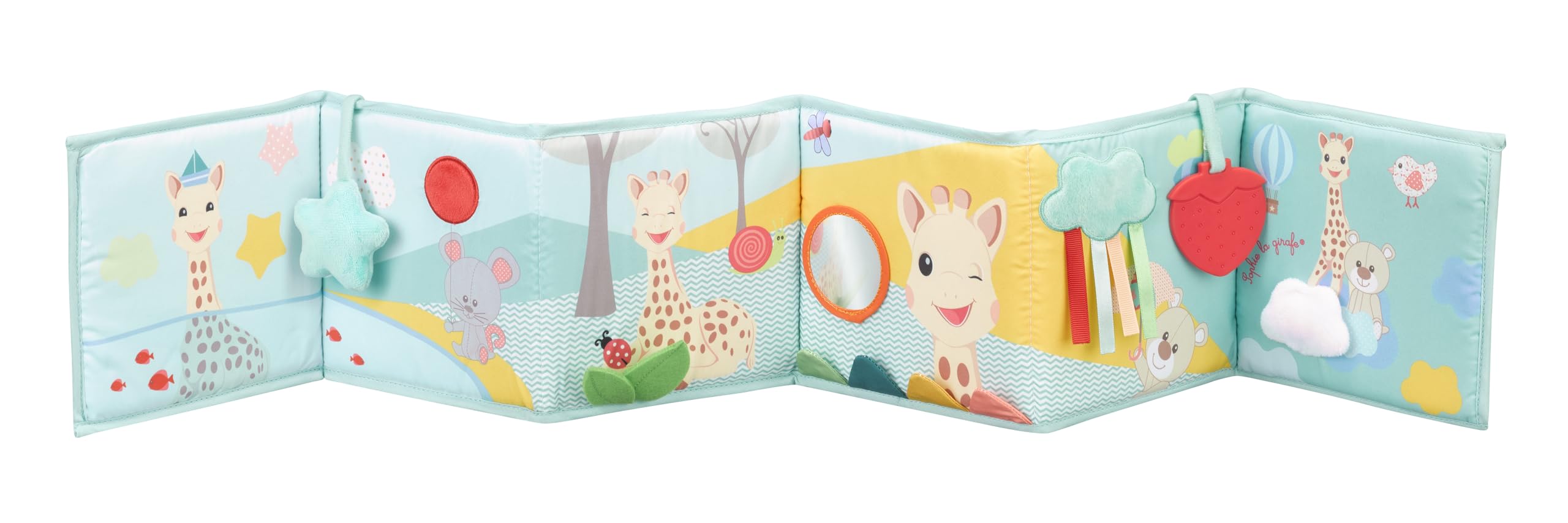 Sophie la girafe Fresh Touch Foldable Book 3 in 1