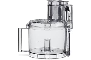 Cuisinart OEM 4-Piece Replacement Work Bowl Assembly Kit for DFP-14 Series – Includes DLC-005AGTXT1 Bowl, DLC-2014SPT1-1 & DLC-2014PT1 Pushers, and DFP-14NWBCT1 Lid – Fits DFP-14 & DLC-7 Models Only