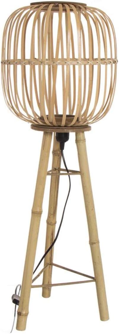 Marron Bambu Lampara De Pie 87 Cm Hogar Deco Lamparas Lamparas De Pie