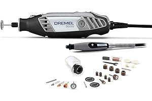 Dremel 3000-2/25 Rotary Tool Kit Includes Flex Shaft, Shield Attachment – Shaping, Smoothing, Carving, Sculpting Tool – Ideal