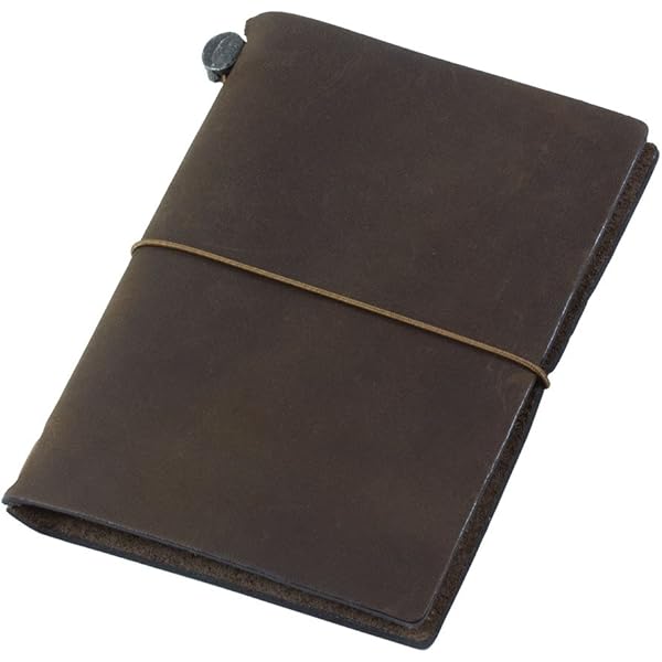 Midori Traveler's Notebook - Starter Kit, Camel (Passport Size)+