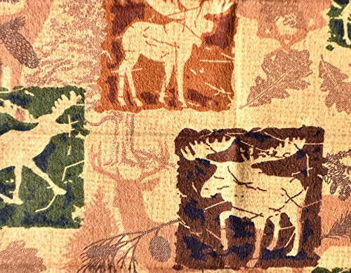 2ply Wild Northwestern Animals 11x12 Flannel Paperless Towels - 4 Pack