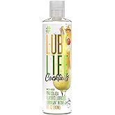 Lube Life Water-Based Piña Colada Flavoured Lubricant, Personal Lube for Men, Women and Couples, Made Without Added Sugar, 8 