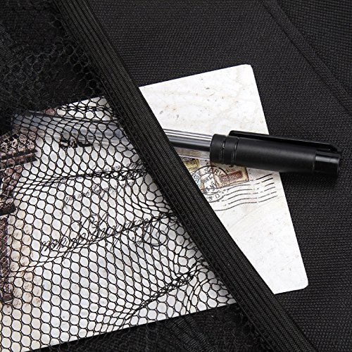 SHiZAK High Road Car Back Seat Organizer Multi-Pocket Travel Storage With Touch Screen iPad Tablet Holder (Black)