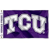 College Flags & Banners Co. Texas Christian Horned Frogs Printed Header 3x5 Foot Banner Flag
