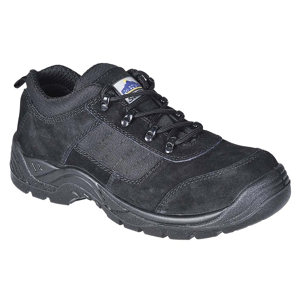Portwest Steelite Trouper Shoe S1P, Color: Black, Size: 44, FT64BKR44