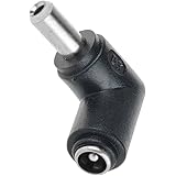 SLLEA 5.5mm x 2.5mm Right Angle DC Power Cable Male Plug Connector Adapter Plastic
